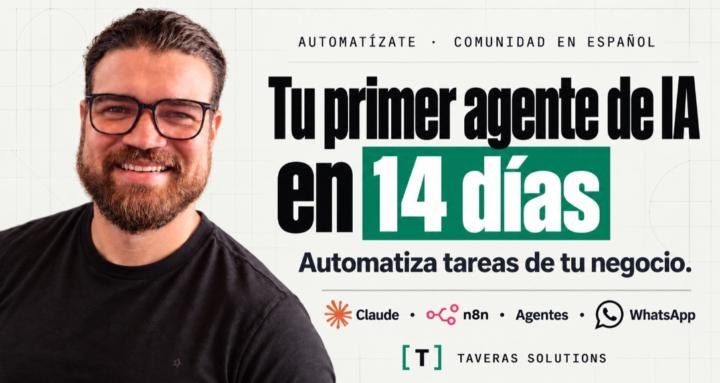Erik Taveras en la presentación oficial de Automatízate en Skool