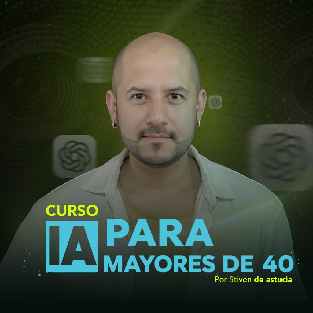 Portada oficial de IA para mayores de 40, con Stiven de Astucia